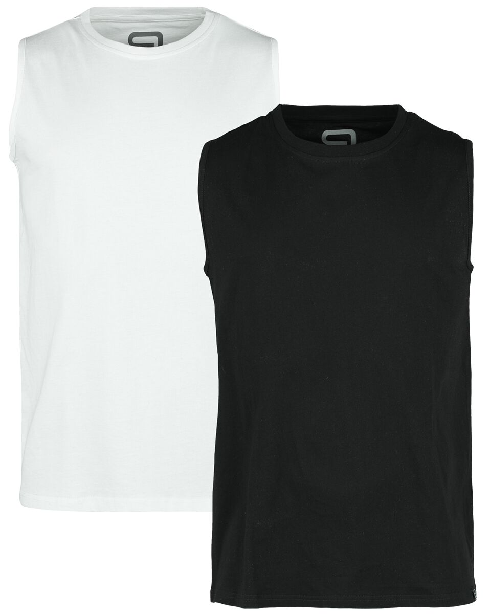 4064854856110 - Double Pack Tank-Tops Tank-Top schwarz weiß in XXL 4064854856110 - Double Pack Tank-Tops Tank-Top schwarz weiß in XXL