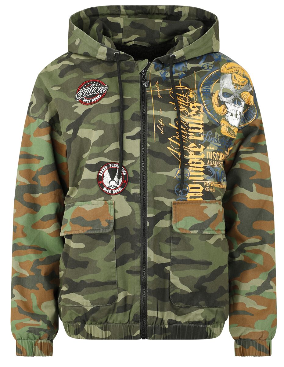 4064854870192 - Camouflage Jacket Übergangsjacke camouflage in S