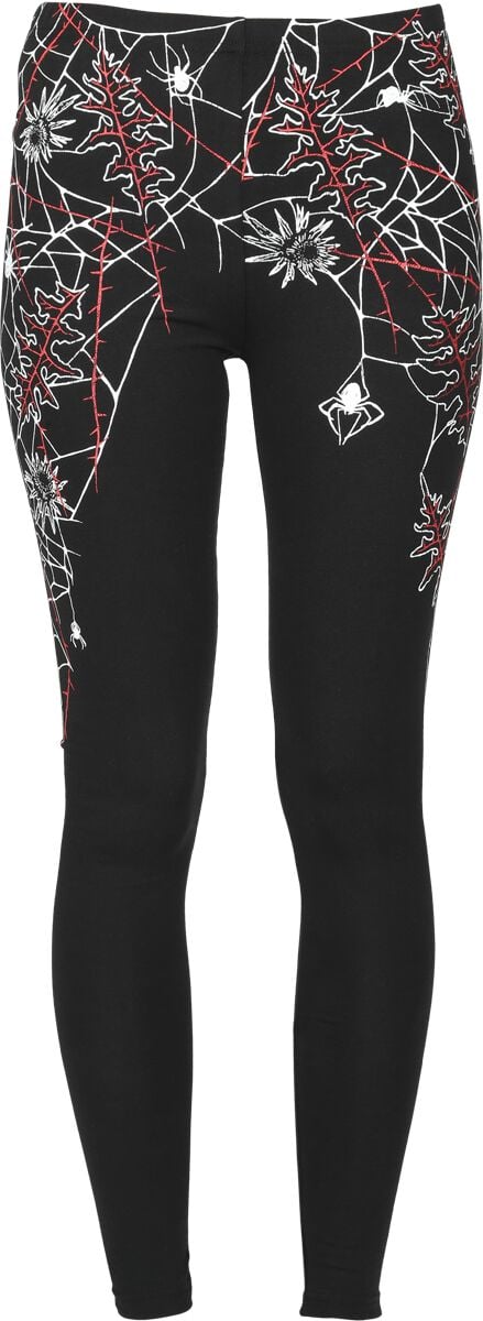 4064854873926 - Leggings with Spiderweb Leggings schwarz in S