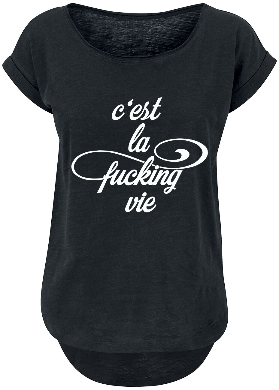 4064854888937 - Cest La Fucking Vie T-Shirt schwarz in 3XL 4064854888937 - Cest La Fucking Vie T-Shirt schwarz in 3XL