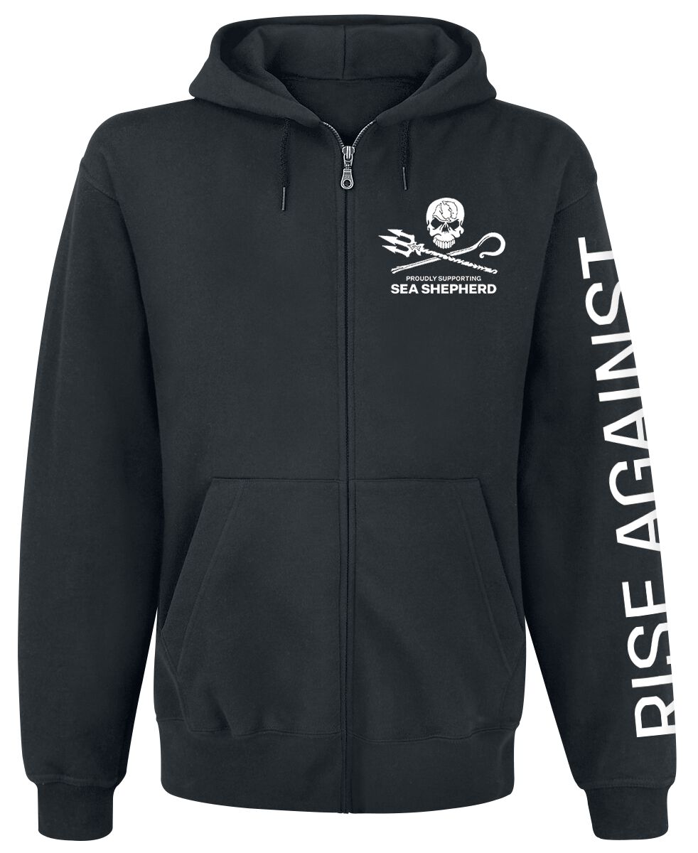 4064854890541 - Sea Shepherd Cooperation - Our Precious Time Is Running Out Kapuzenpullover schwarz in XXL