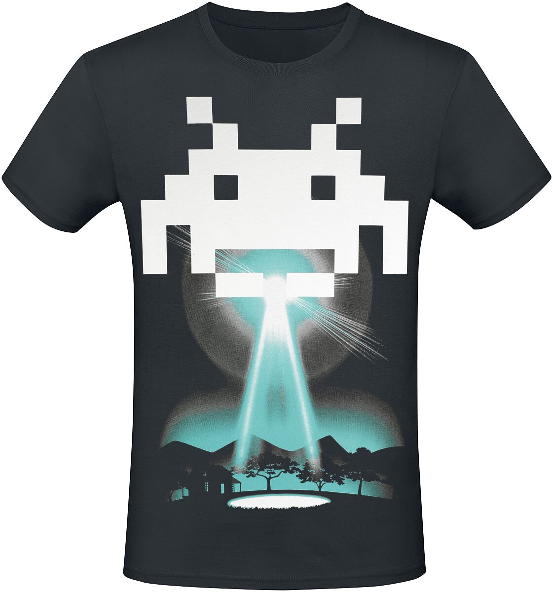 4064854894105 - Beam Me Up Alien T-Shirt schwarz in M