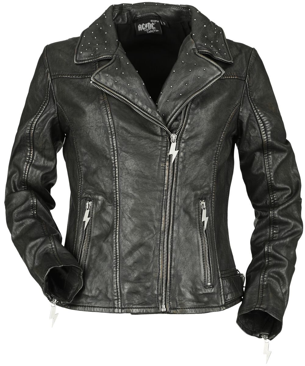 4064854899087 - AC DC EMP Signature Collection Lederjacke schwarz in XL 4064854899087 - AC DC EMP Signature Collection Lederjacke schwarz in XL