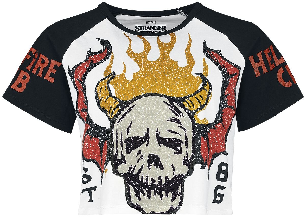 4064854899865 - Hellfire Club T-Shirt schwarz weiß in M