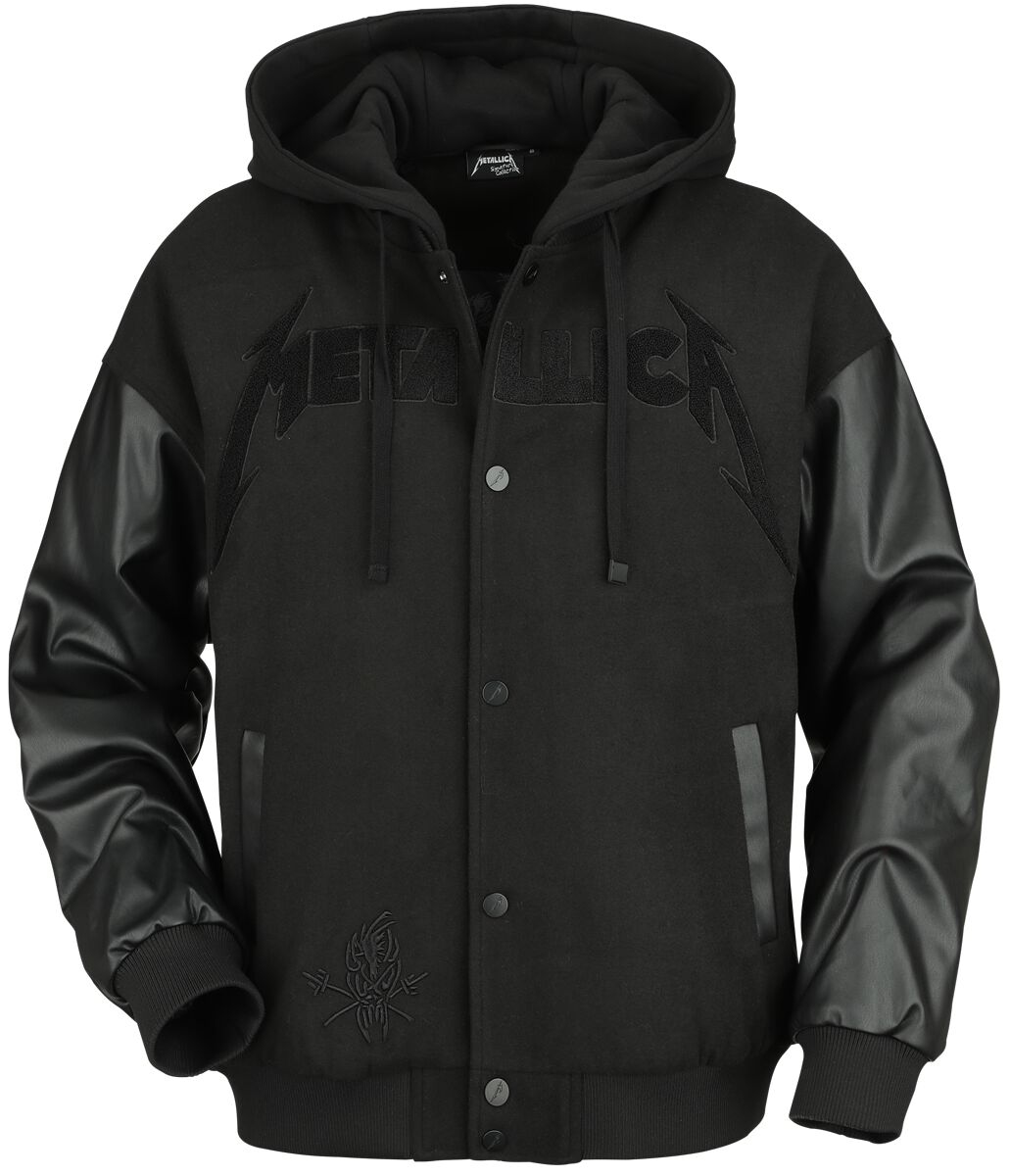 4064854904934 - Metallica EMP Signature Collection Collegejacke schwarz in XL
