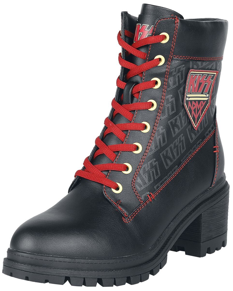 4064854907454 - EMP Signature Collection Schnürstiefel schwarz rot in EU37