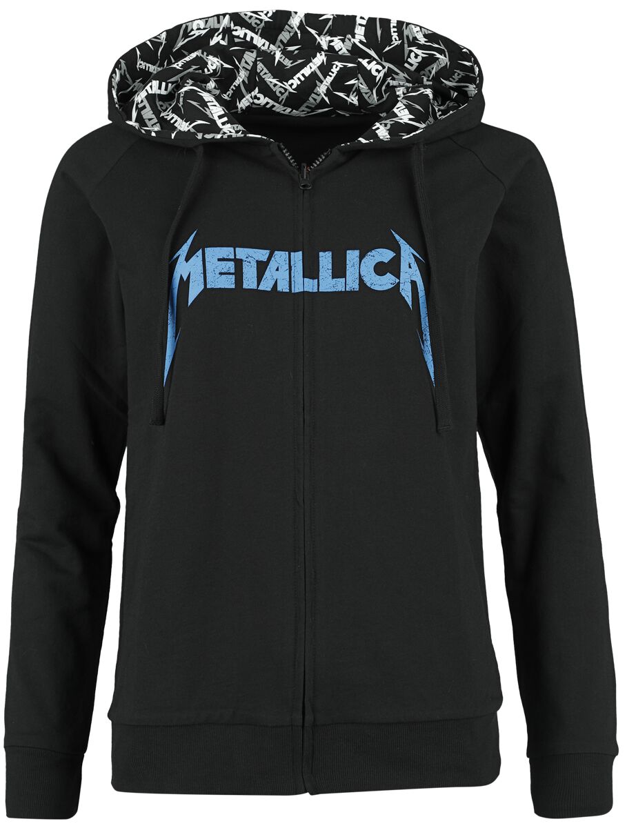 4064854907737 - Metallica EMP Signature Collection Kapuzenjacke schwarz grau in S