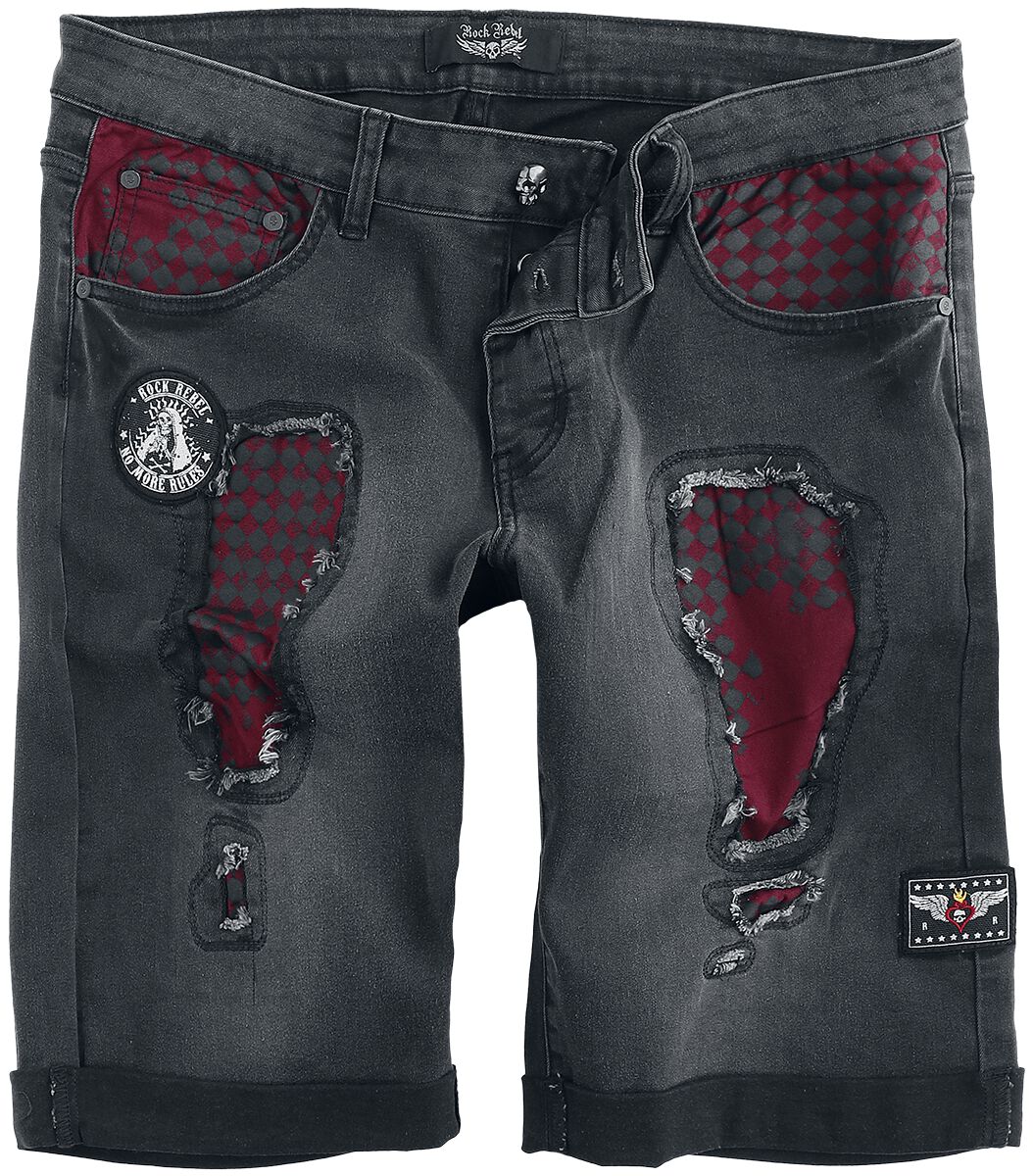 4064854908215 - Shorts with destroyed Details Short schwarz in 33 4064854908215 - Shorts with destroyed Details Short schwarz in 33