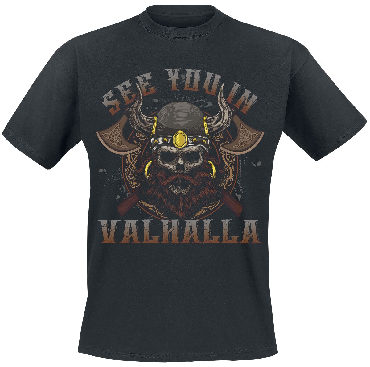 4064854918634 - See You In Valhalla T-Shirt schwarz in S