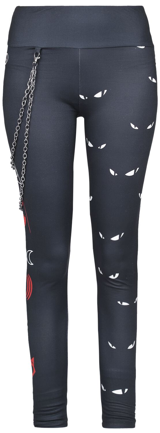 4064854918986 - Gothicana X Emily The Strange Leggings Leggings schwarz in XL