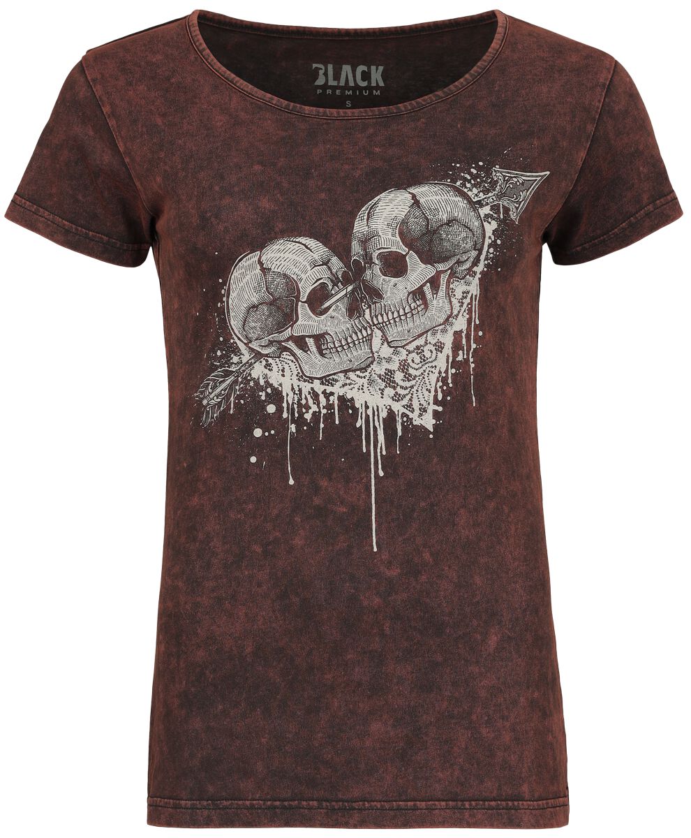 4064854925359 - T-Shirt bordeaux in S 4064854925359 - T-Shirt bordeaux in S