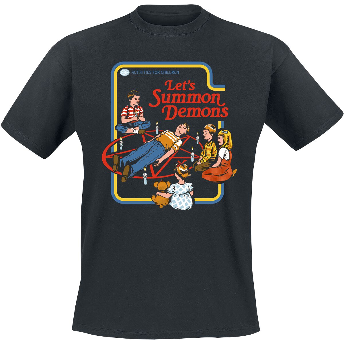 4064854939356 - Steven Rhodes Lets Summon Demons T-Shirt schwarz in L 4064854939356 - Steven Rhodes Lets Summon Demons T-Shirt schwarz in L