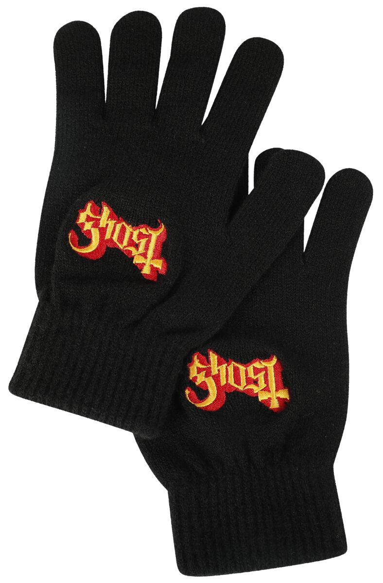 4064854939820 - Logo Fingerhandschuhe schwarz