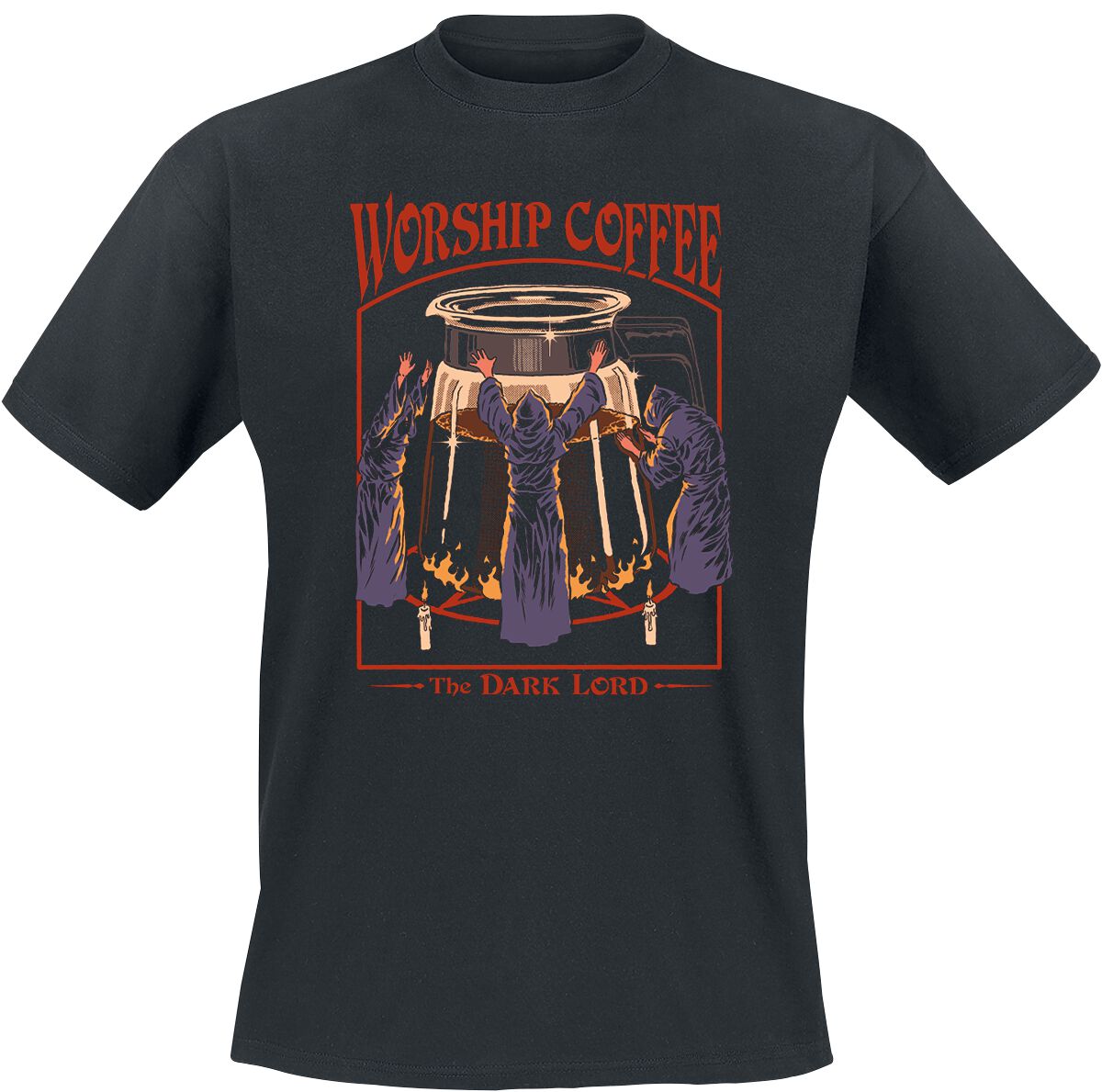 4064854940543 - Worship Coffee T-Shirt schwarz in 4XL