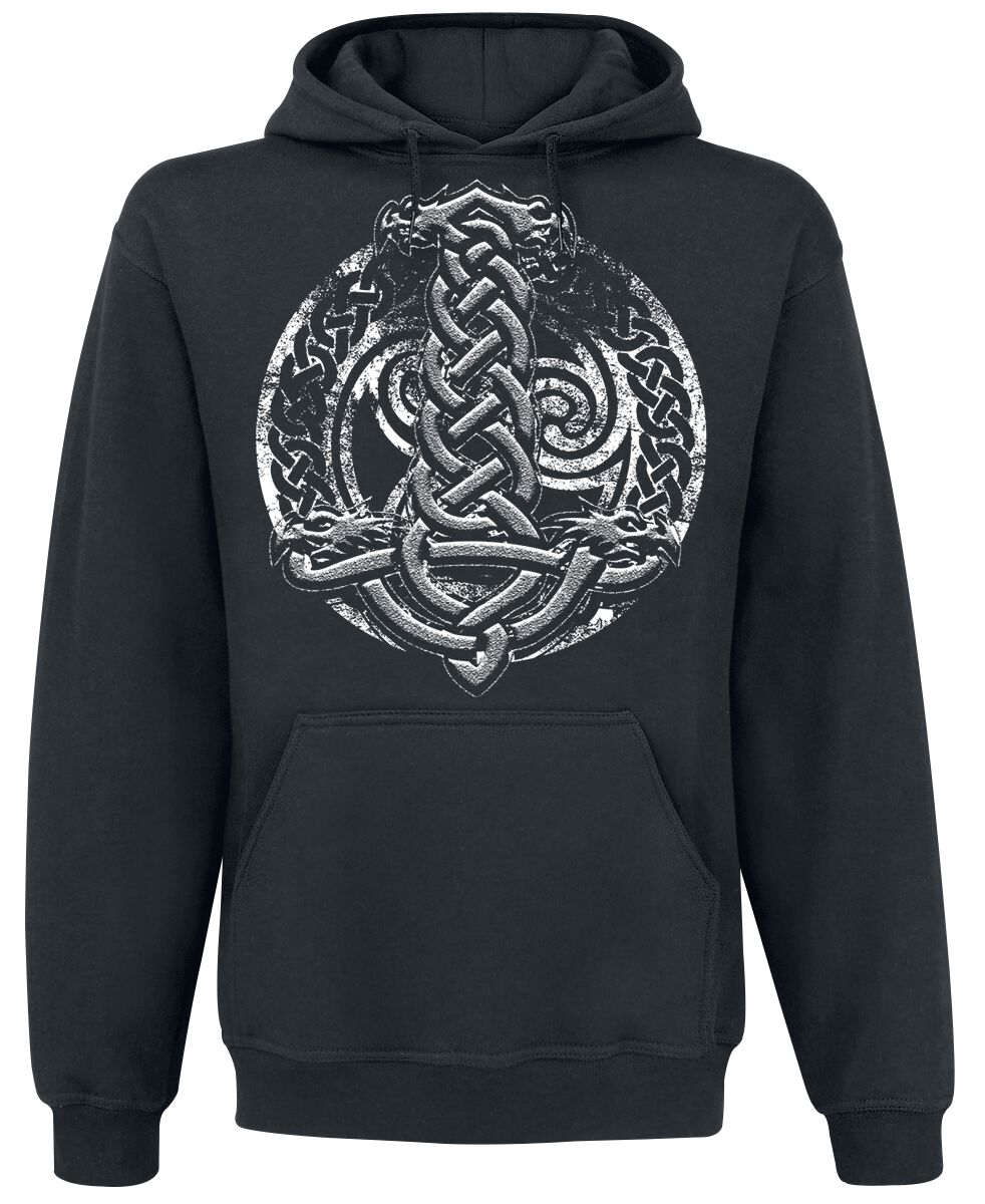 4064854949621 - Celtic Shield Kapuzenpullover schwarz in 4XL