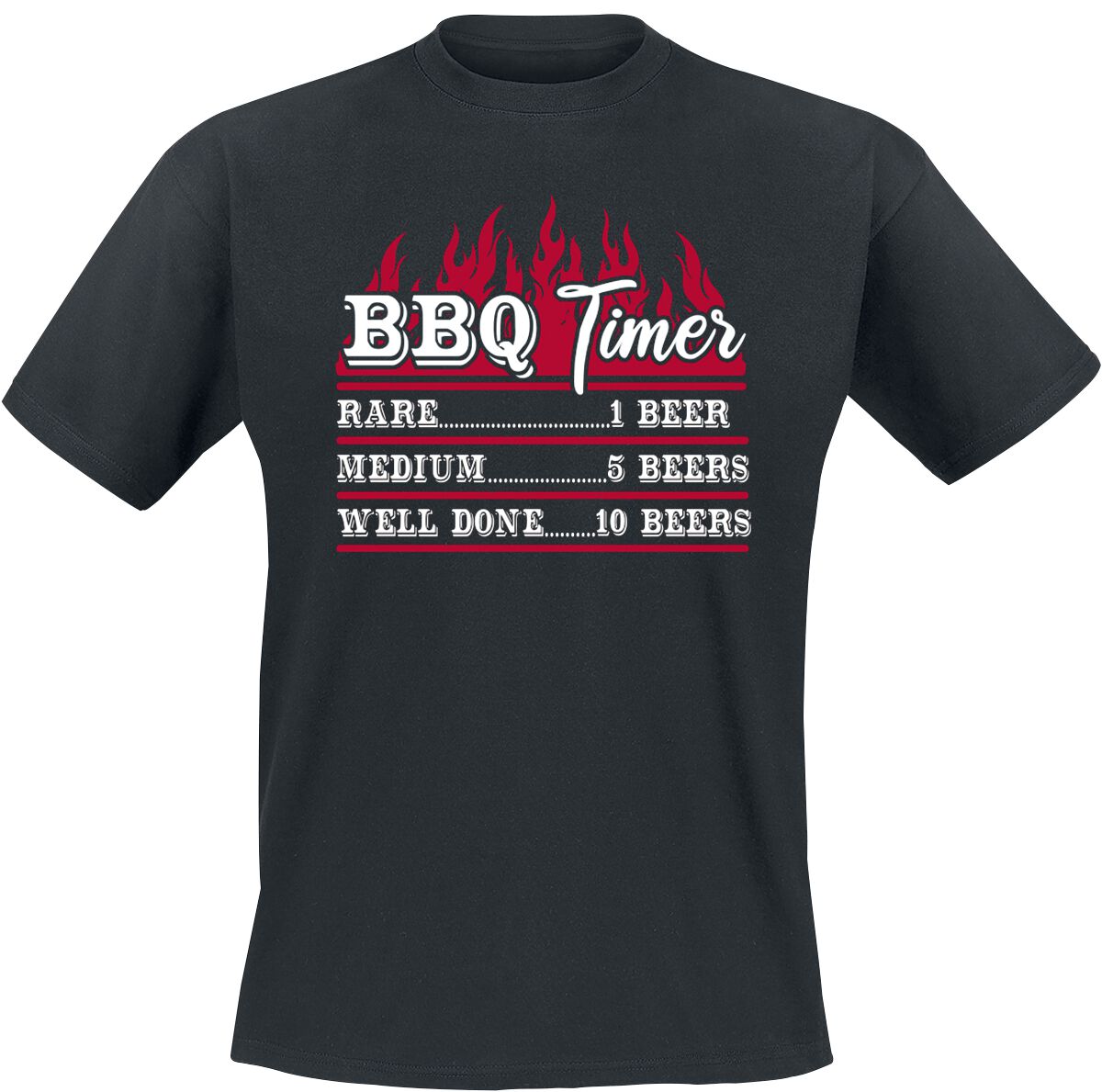 4064854955158 - BBQ Times T-Shirt schwarz in XL 4064854955158 - BBQ Times T-Shirt schwarz in XL