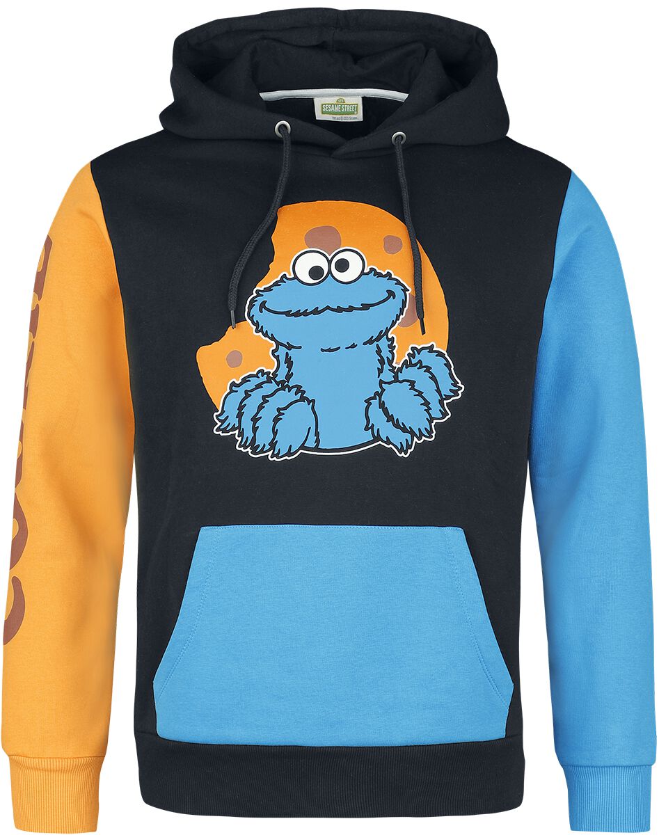 4064854958593 - Cookie Monster Kapuzenpullover multicolor in S