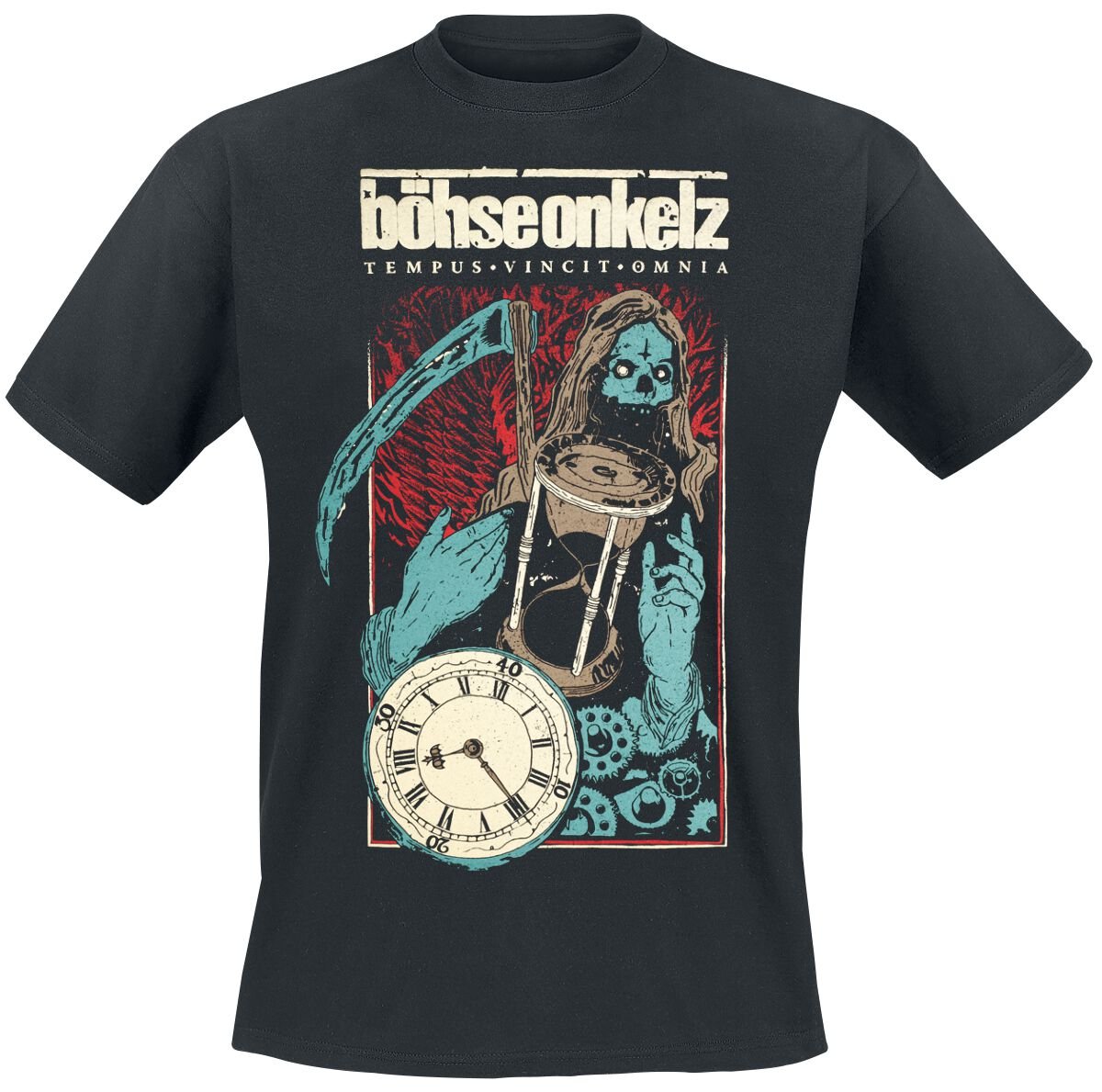 4064854963788 - 40 Jahre - Chronos T-Shirt schwarz in L 4064854963788 - 40 Jahre - Chronos T-Shirt schwarz in L
