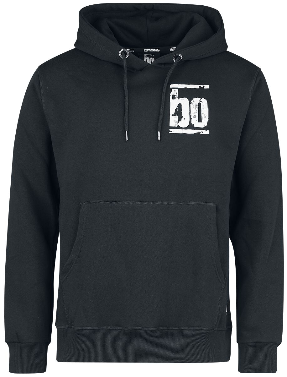 4064854964310 - Krach & Poesie Kapuzenpullover schwarz in XL