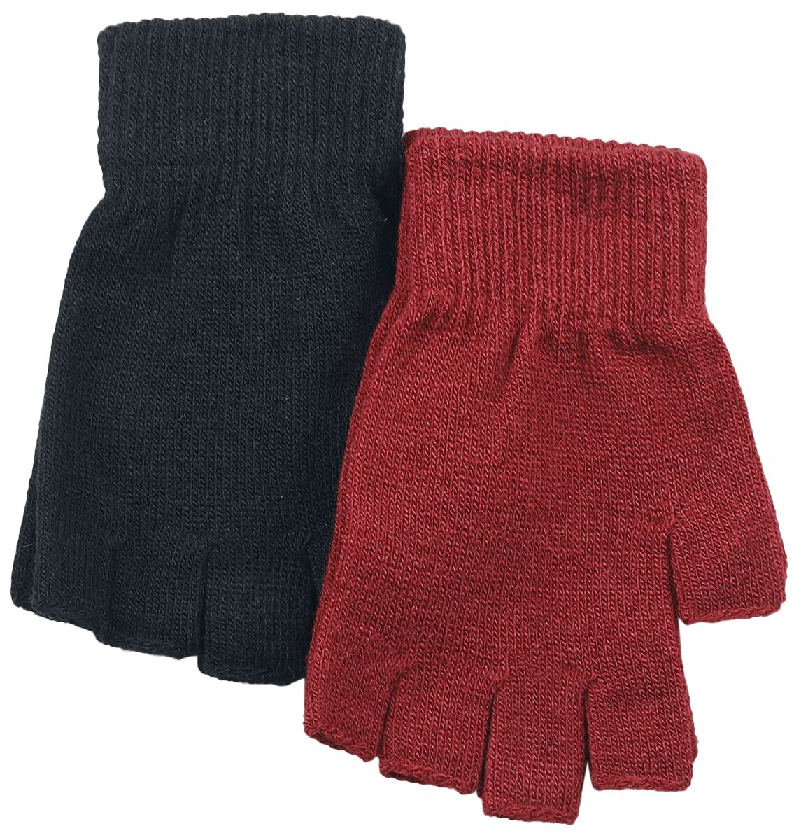 4064854964884 - Double Pack Gloves Kurzfingerhandschuhe bordeaux schwarz