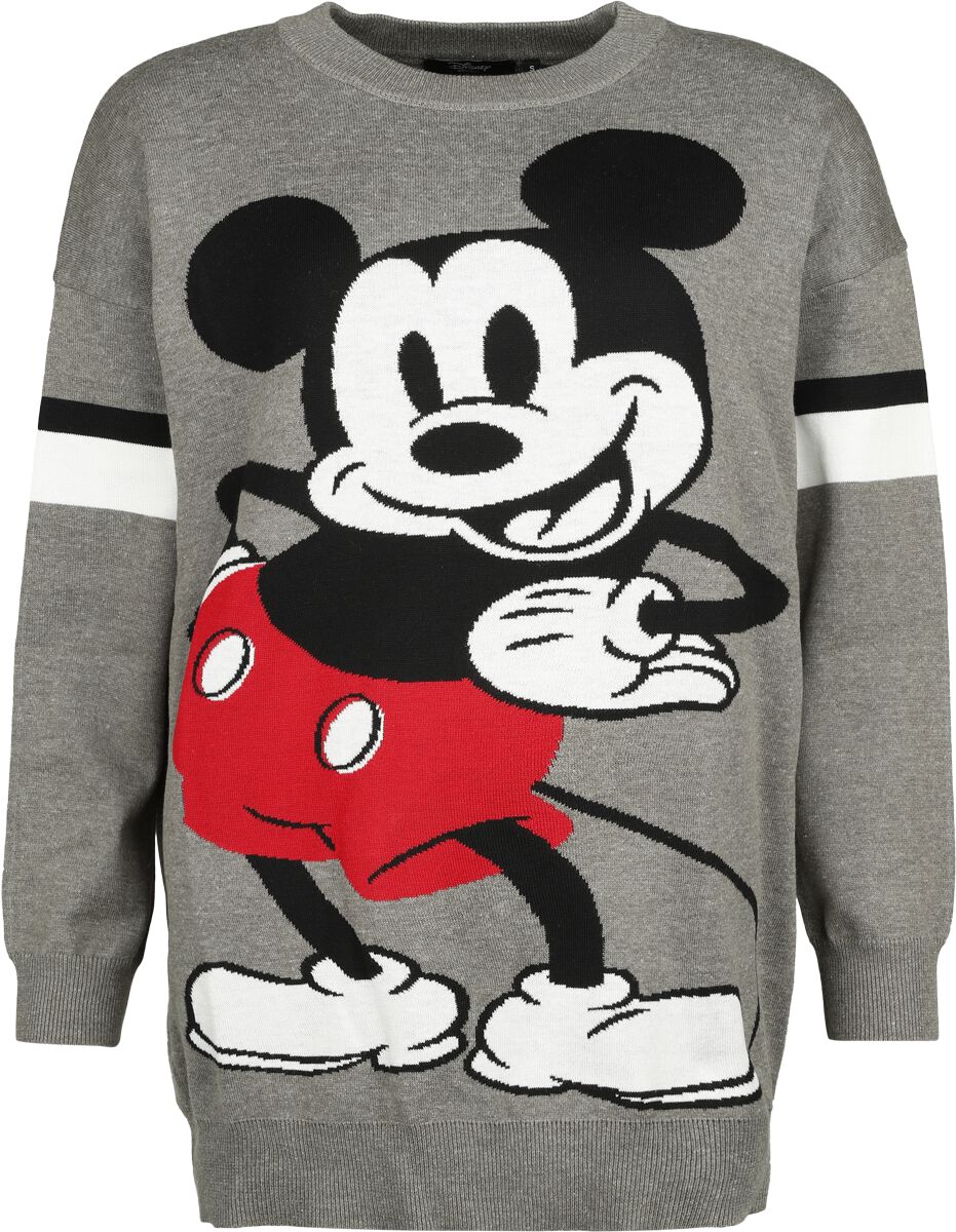 4064854972513 - Mickey Mouse Stance Strickpullover grau in S