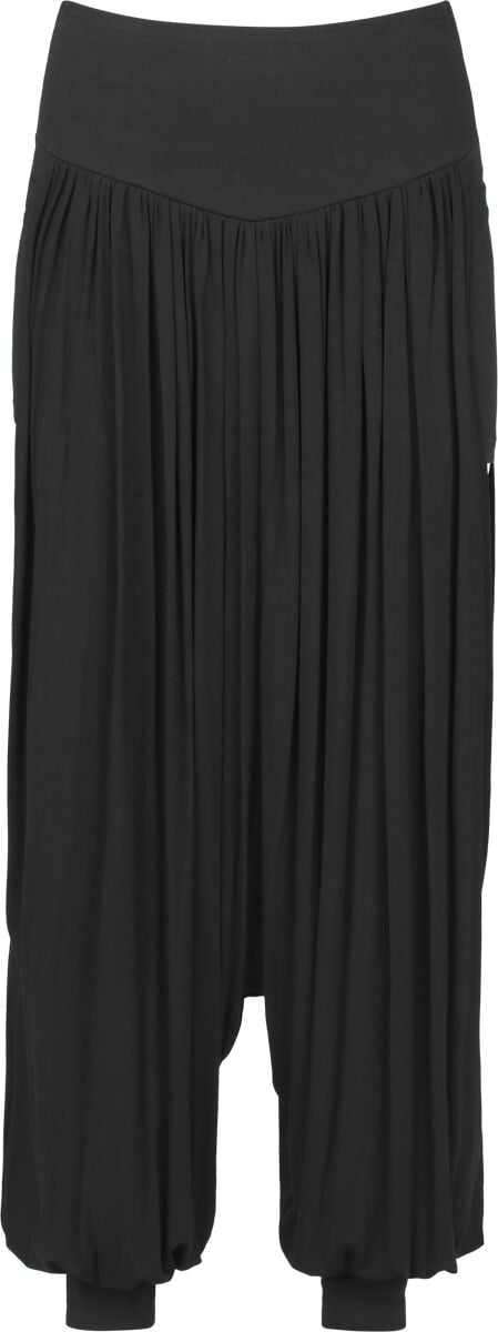 4064854977297 - Harem Pant with Side Slits Stoffhose schwarz in S