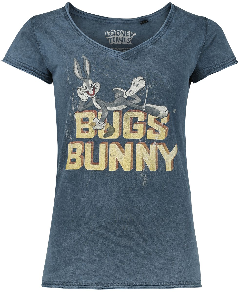 4064854985155 - Bugs Bunny T-Shirt blau in S