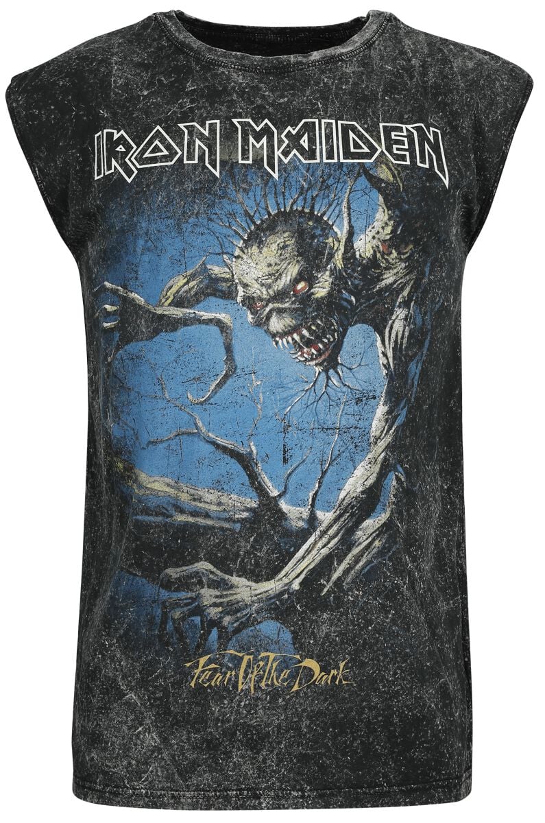 4064854986008 - Fear Of The Dark Tank-Top grau in 3XL 4064854986008 - Fear Of The Dark Tank-Top grau in 3XL