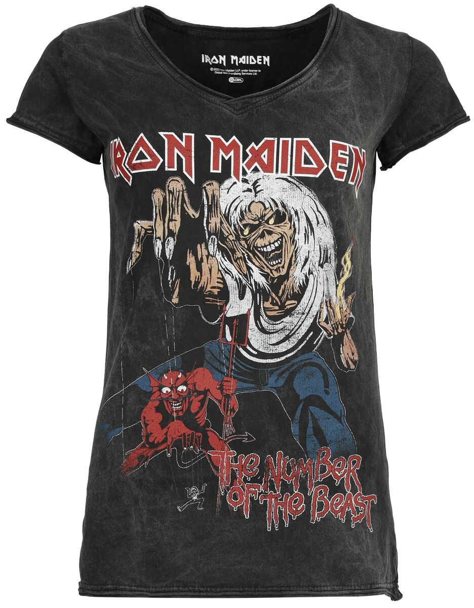 4064854987104 - The number of the beast T-Shirt schwarz in XXL