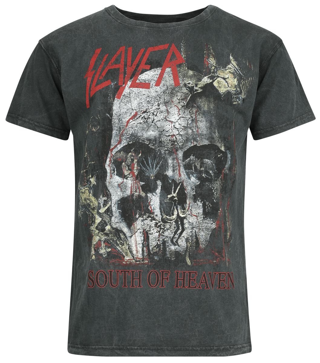 4064854987876 - South Of Heaven T-Shirt anthrazit in S