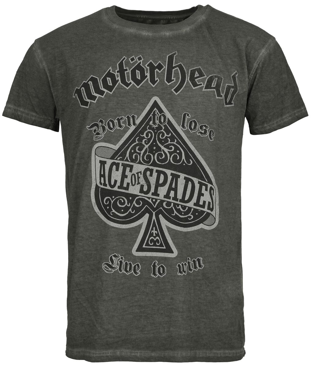 4064854988330 - Ace Of Spades T-Shirt anthrazit in S