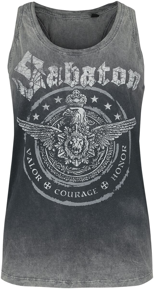 4064854992672 - Valor Courage Honor Top charcoal in S