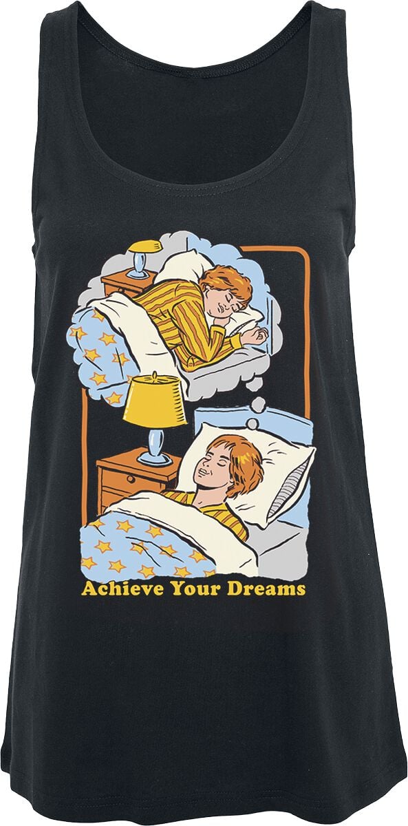 4064854993945 - Achieve Your Dreams Tank-Top schwarz in S 4064854993945 - Achieve Your Dreams Tank-Top schwarz in S