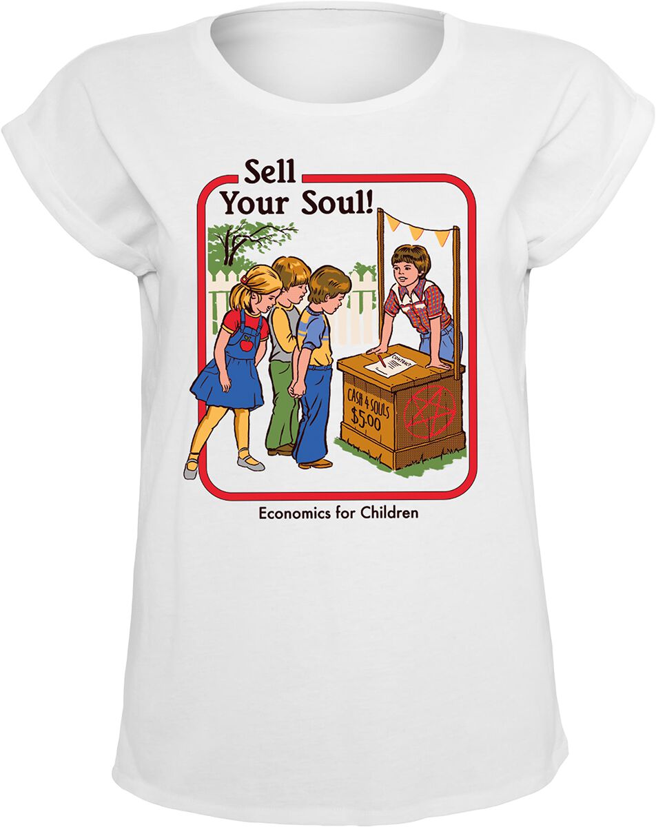 4064854995055 - Sell Your Soul! T-Shirt weiß in M