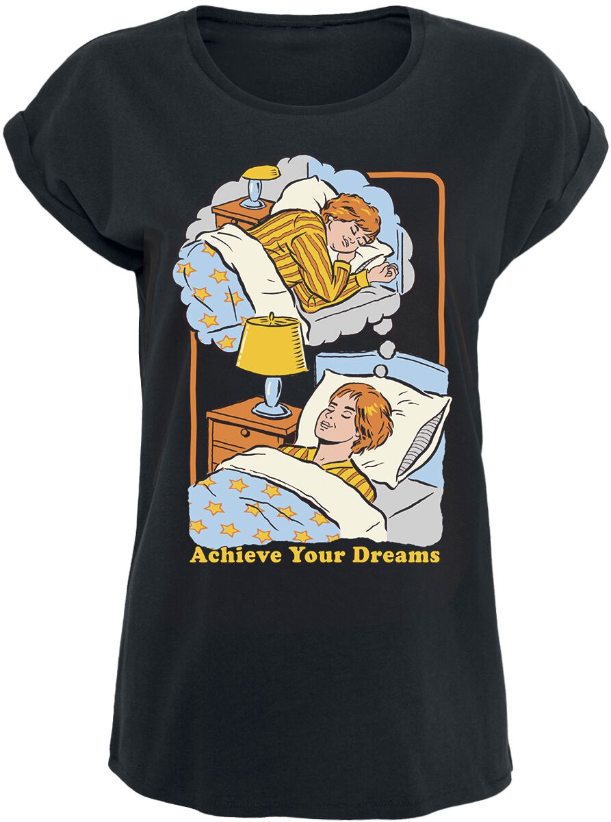 4064854995123 - Achieve Your Dreams T-Shirt schwarz in S