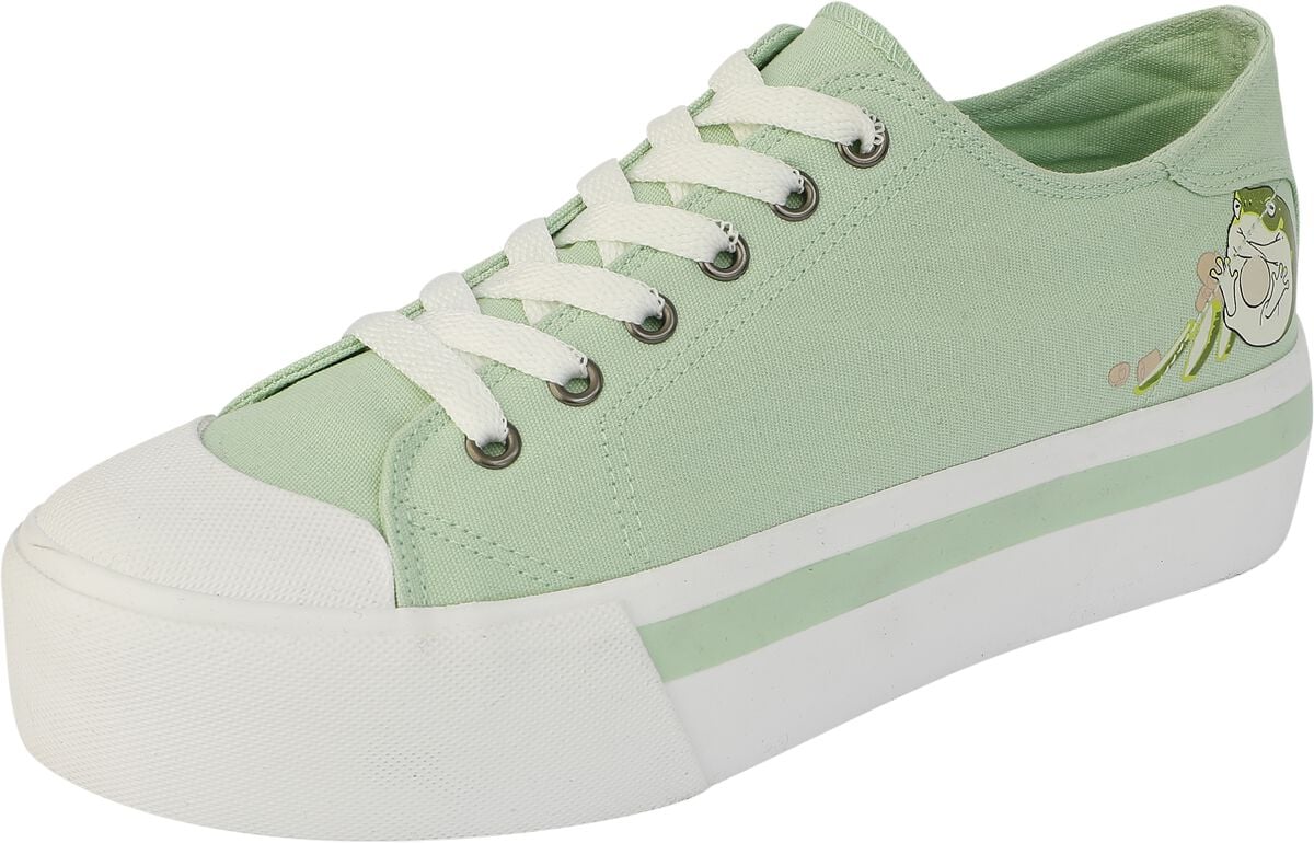 4064854998094 - Frogcado Plateau Sneaker Sneaker hellgrün in EU37