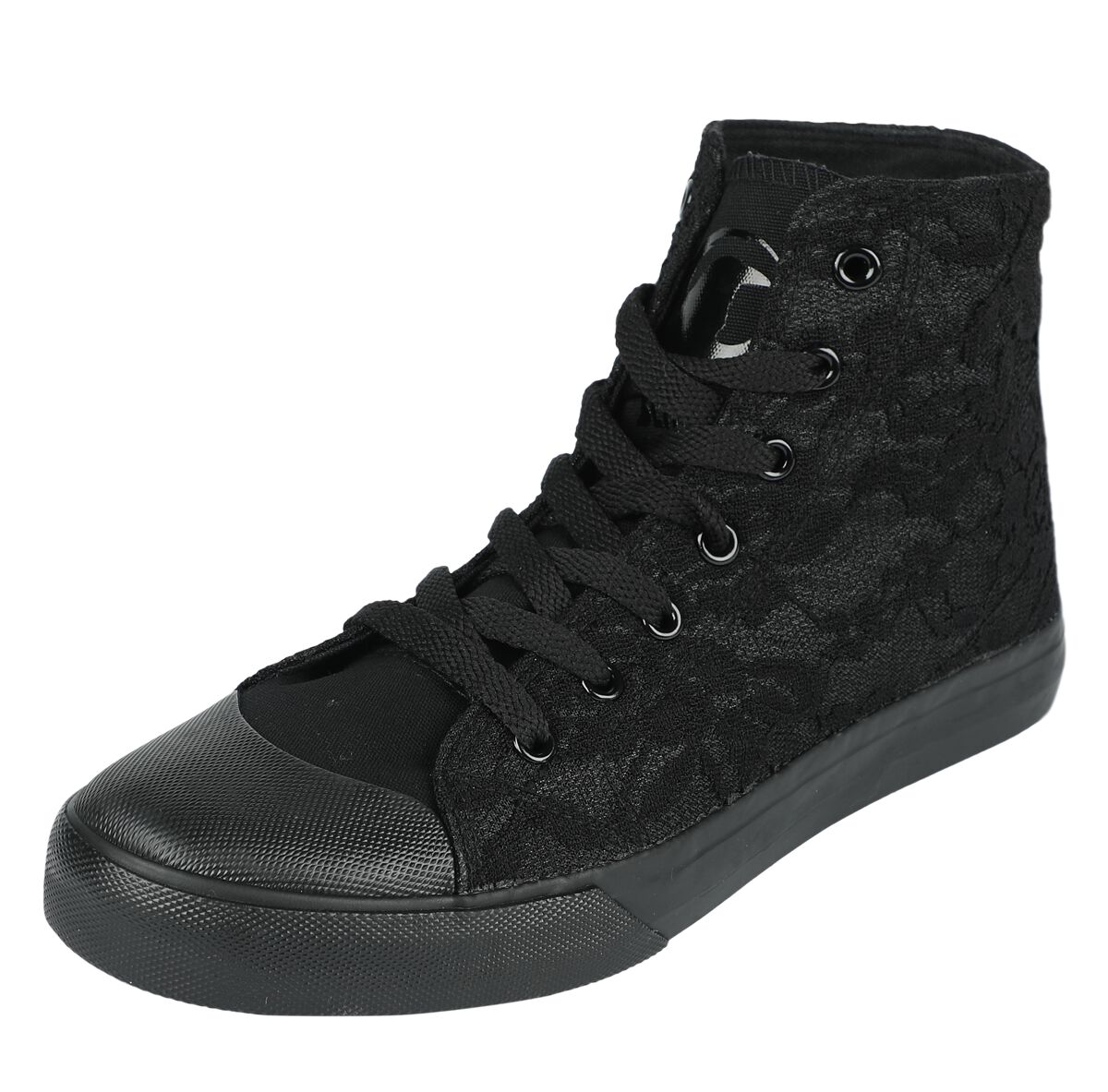 4064854999619 - Sneaker With Allover Lace Sneaker high schwarz in EU37