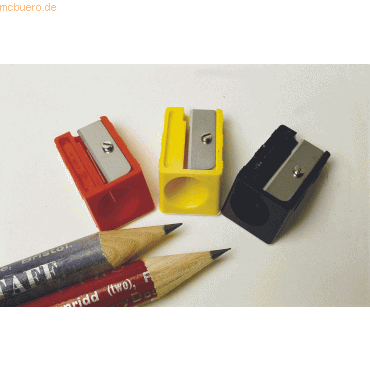 4064900002706 - 12 x Bleistiftspitzer für dicke Stifte farbig sortiert 4064900002706 - 12 x Bleistiftspitzer für dicke Stifte farbig sortiert