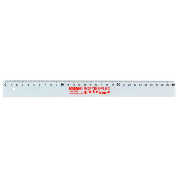 4064900155938 - KUM Lineale Lineal L03 SoftieFlex Ext30cm 30 cm transparent