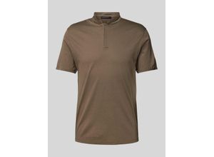 4064908214040 - Poloshirt in unifarbenem Design Modell Louis