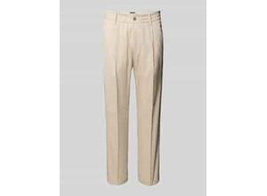 4064908291584 - Tapered Fit Bundfaltenhose mit elastischem Bund Moodell CHASY
