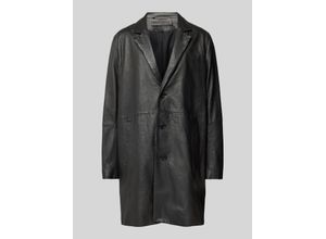 4064908392519 - Mantel aus Leder mit Reverskragen Modell Skolan