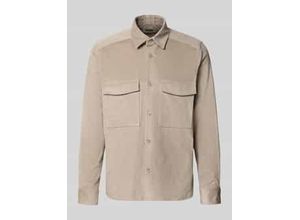 4064908449831 - Regular Fit Hemdjacke aus Cord Modell CORDUROY OVERSHIRT