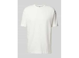 4064908533660 - T-Shirt mit geripptem Rundhalsausschnitt Modell THILO