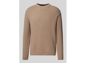 4064908620124 - Strickpullover mit Rundhalsausschnitt Modell LEANDO 4064908620124 - Strickpullover mit Rundhalsausschnitt Modell LEANDO