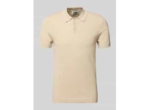 4064908625174 - Slim Fit Poloshirt mit Strukturmuster Modell TRITON
