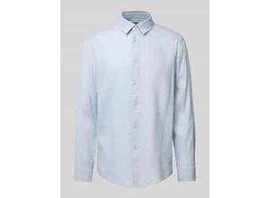 4064908673106 - Regular Fit Freizeithemd aus Leinen-Baumwoll-Mix