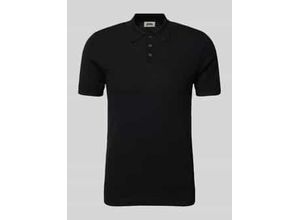 4064908680630 - Slim Fit Poloshirt mit Strukturmuster Modell TRITON