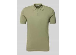 4064908680784 - Slim Fit Poloshirt mit Strukturmuster Modell TRITON