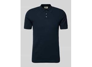 4064908680869 - Slim Fit Poloshirt mit Strukturmuster Modell TRITON